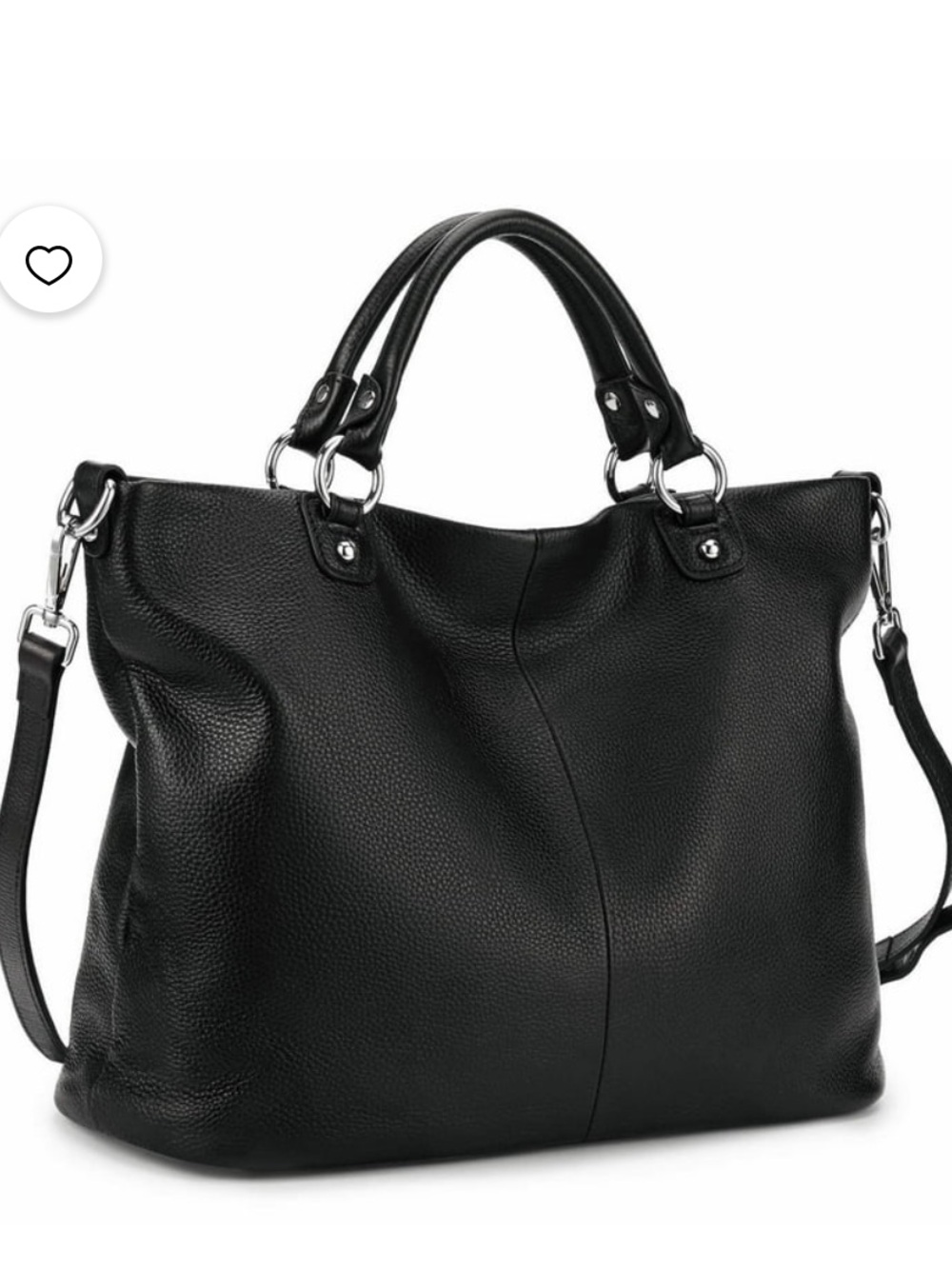 Kattee Women's Soft Leather Tote Bag, Top Satchel Purses and Handbags